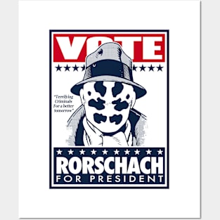 VOTE RORSCHACH - Watchmen Posters and Art